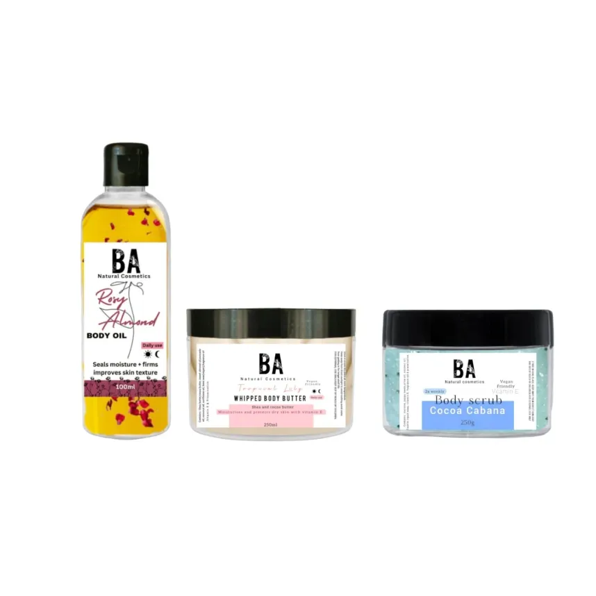 Body care 3-step- let's take you to the cabana! (lavender almond)