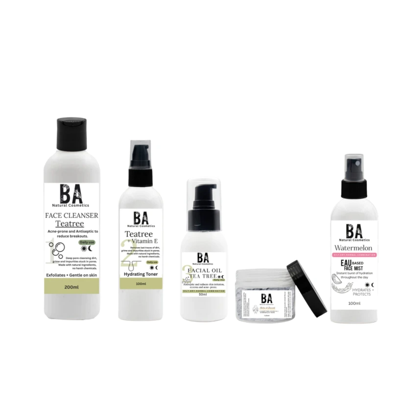 Repairing 5 step skincare routine (watermelon)